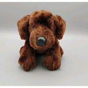 Ganz Webkinz Chocolate Lab Dog Puppy Plush Stuffed Animal H138 NO CODE